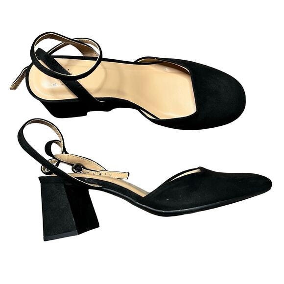 A NEW DAY Alexa Flare Heels Black - Picture 1 of 5